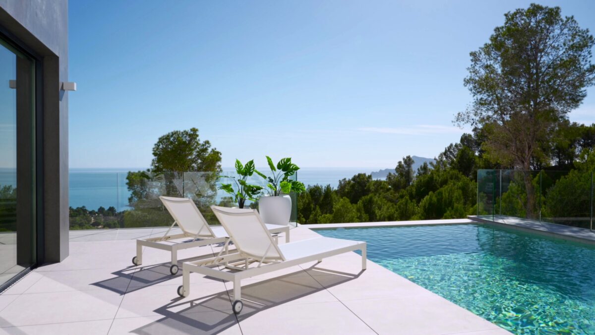 KEY READY Amazing 4 Bedroom Villa Overlooking the Sea in Altea